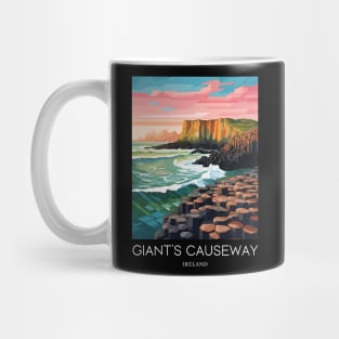 A Pop Art Travel Print of the Giant´s Causeway - Ireland Mug